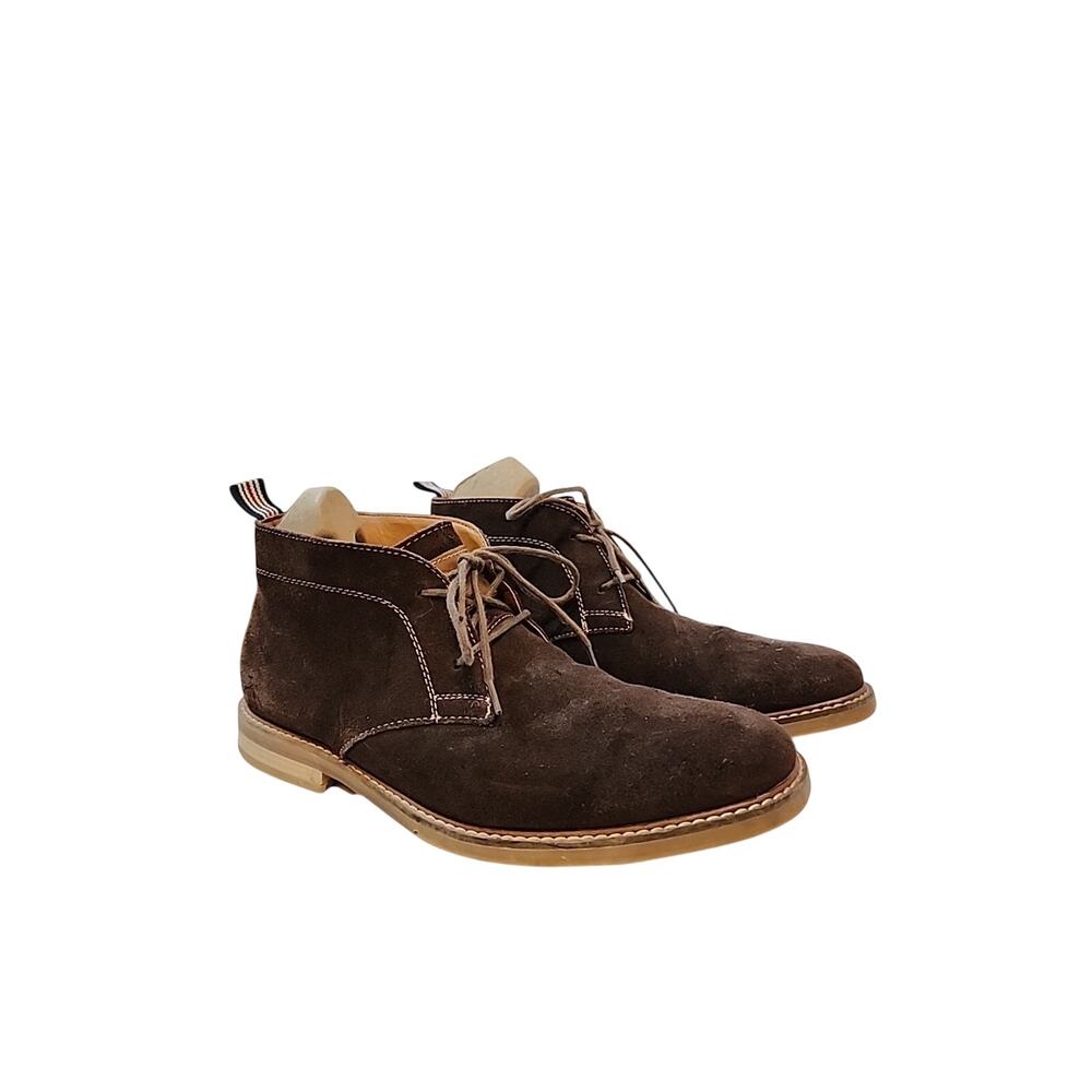 Penguin Mens Size 9 M Brown Suede Leather Dress Boots Ankle